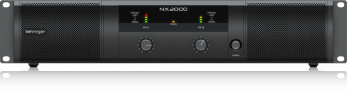 Behringer Amplificador NX3000, 4 Canales, 1500W, XLR/1/4