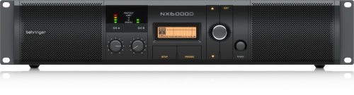 Behringer Amplificador NX6000D, 2 Canales, 3.000W, XLR/1/4