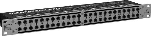 Behringer Panel de Parcheo Ultrapatch Pro PX3000, 48 Entradas, Gris 