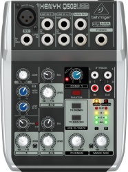 Behringer Mezcladora Xenyx Q502USB, 5 Canales, 1x USB, Negro 