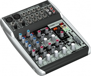 Behringer Mezcladora Xenyx QX1002USB, 10 Canales, 1x USB, Gris 