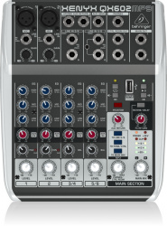 Behringer Mezcladora Analógico XENYX, 2 Canales, 24-bit, USB, Gris 
