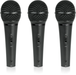 Behringer Juego de Micrófonos XM1800S, 3 Micrófonos, Negro 