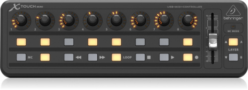 Behringer Controlador X-TOUCH MINI, 1x USB, Negro 