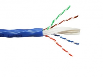 Belden Bobina de Cable Cat6a UTP, 305 Metros, Azul 