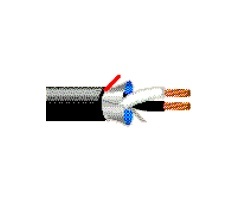 Belden Bobina de Cable Multiconductor de 1 Par, Negro - Precio por Metro 
