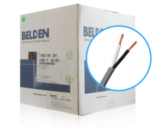 Belden Bobina de Cable de Audio, 305 Metros, Gris 