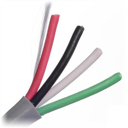 Belden Bobina de Cable de Audio sin Blindar,  4x 18AWG, 914 Metros, Gris 