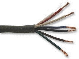 Belden Bobina de Cable para Alarma 5304UE 0081000, 6 Conductores, 18 AWG, 305 Metros, 1 Pieza  