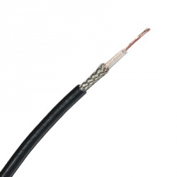 Belden Cable Coaxial RG-174/U, 1 Metro, Negro 