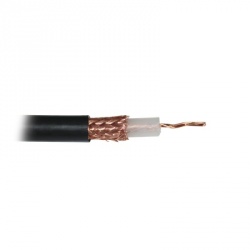 Belden Cable Coaxial RG8U, 1 Metro, Negro 