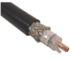 Belden Cable Coaxial RG-8/U, Negro - Precio por Metro 