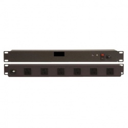 Belden PDU para Rack 1U 9BF1-061001, 15A, 120V, 6 Contactos 