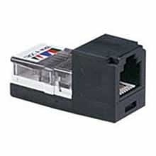 Belden Jack de Red Cat5a, RJ-45, Negro 