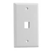 Belden Tapa para Caja (Faceplate) AX102660, 1 Salida, Tipo KeyStone, Blanco 