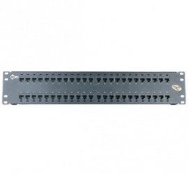 Belden Panel de Parcheo Cat6 KeyConnect, 48 Puertos RJ-45, 2U, Negro 