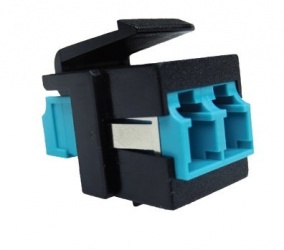 Belden Conector OM3 LC, Negro - 1 Pieza 