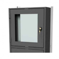Belden Puerta de Seguridad Plexiglas para Rack, 22U, Negro 