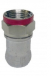 Belden Conector Coaxial F Macho, Gris, 25 Piezas 