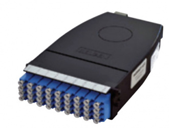 Belden Adaptador de Fibra Óptica SC, Dúplex, Negro/Azul 