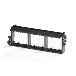 Belden Placa Ciega FFZH00BB, Negro 