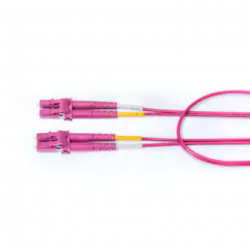 Belden Cable Fibra Óptica Jumper Dúplex OM4 LC Macho - LC Macho, 10 Metros, Violeta 