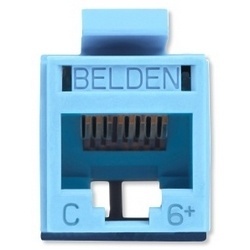 Belden Conector RJ-45 Cat6, Azul 