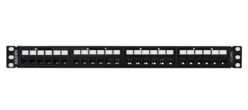 Belden Panel de Parcheo Cat6+, 24 Puertos RJ-45, 1U, Negro 