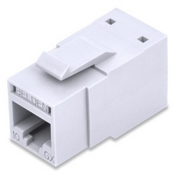 Belden Jack de Red Cat6a, RJ-45, Blanco 