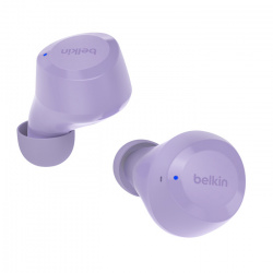 Belkin Audífonos Intrauriculares con Micrófono Soundform Bolt, Inalámbrico, Bluetooth, Morado 