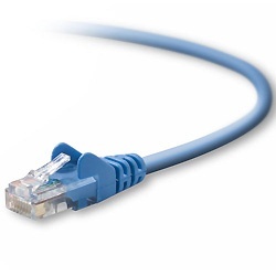 Belkin Cable Patch Cat5e UTP sin Enganches RJ-45 Macho - RJ-45 Macho, 10.6 Metros, Azul 