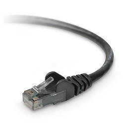 Belkin Cable Patch FastCat5e UTP sin Enganches RJ-45 Macho - RJ-45 Macho, 3 Metros, Negro 
