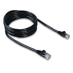 Belkin Cable Patch Cat6 UTP sin Enganches RJ-45 Macho - RJ-45 Macho, 30cm, Negro 