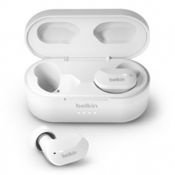 Belkin Audífonos Intrauriculares con Micrófono True Wireless Soundform, Inalámbrico, Bluetooth, Blanco 