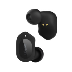 Belkin Audífonos Intrauriculares con Micrófono True Wireless SoundForm Play, Inalámbrico, Bluetooth, Negro 