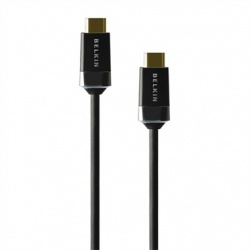Belkin Cable HDMI con Ethernet, HDMI A Macho - HDMI A Macho, 2 Metros, Negro 