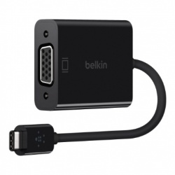 Belkin Adaptador USB C Macho - VGA Hembra, Negro 