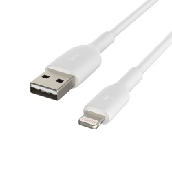 Belkin Cable de Carga Certificado MFi BOOST↑CHARGE Lightning Macho - USB A Macho, 2 Metros, Blanco, para iPod/iPhone/iPad 