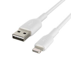 Belkin Cable Lightning Macho - USB-A Macho, 15cm, Blanco 