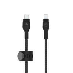 Belkin Cable USB-C Macho - Lightning USB Macho, 2 Metros, Negro 