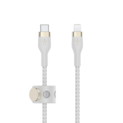 Belkin Cable USB-C Macho - Lightning USB Macho, 2 Metros, Blanco 