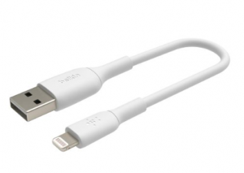 Belkin Cable Boost Charge Lightning Macho - USB A Macho, 15 cm, Blanco 