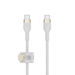Belkin Cable USB-C Macho - USB-C Macho, 2 Metros, Blanco 