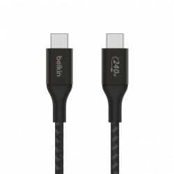 Belkin Cable USB-C Macho - USB-C Macho, 2 Metros, Negro 