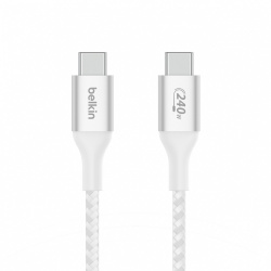 Belkin Cable USB-C - USB-C, 2 Metros, Blanco 