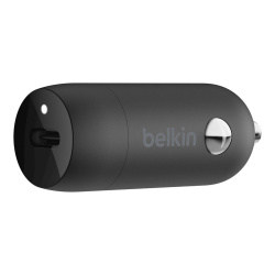 Belkin Cargador para Auto CCA003BTBK, 20W, 1x USB-C, Negro 