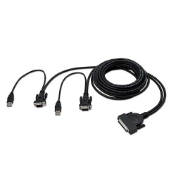 Belkin Cable KVM USB OmniView ENTERPRISE Series Dual-Port, 1.8 Metros 