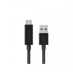 Belkin Cable USB 3.1, USB A Macho - USB C Macho, 90cm, Negro 