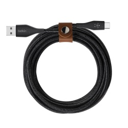 Belkin Cable USB C Macho - USB A Macho, 1.2 Metros, Negro 