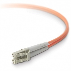 Belkin Cable Fibra Óptica Duplex LC Macho - LC Macho, 50/125, 3 Metros, Naranja 